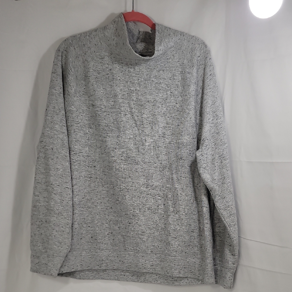 Banana Republic Gray Turtleneck Sweater Cozy Knit